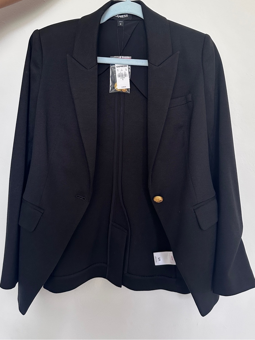 Express brand new women black blazer size Small
